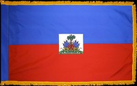 Nouveau drapeau bannière Haïti 3x5 pieds, nouveau design, 100% polyester