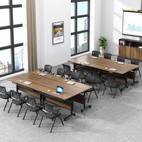 Table pliante, table de conférence avec roulettes, table de réunion, bureau de bureau, salle de réunion, table pliante de formation, table de bureau