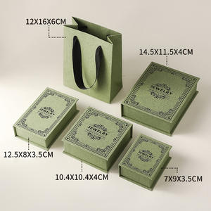 Оптовые подарочные коробки-футляры с магнитной застежкой для ювелирных изделий, роскошные складные магнитные коробки для упаковки украшений - Product Image 1