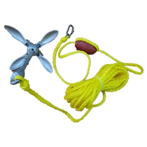 Kit d'ancrage pour petits bateaux, jet ski, kayak, canoë, voilier - Cordes d'amarrage en nylon - Product Image 2