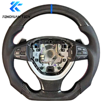 Volant en fibre de carbone forgé sur mesure avec LED pour BMW 316i 320i 328i F30 F20 F21 F22 F30 F31 F32 F33 F34 X3 X4 X5 X6 520 525 530