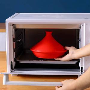 Food Grade Home Use <b>Microwave</b> Safe Kitchen Tagine Moroccan Pot Cookware Pans <b>Set</b> Silicone Tagi Pan - Product Image 1