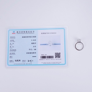 Anillo de Diamante de Laboratorio Messi Jewelry MSR-552 de Oro Blanco de 18k para Mujer, 3CT D VVS2 - Product Image 6