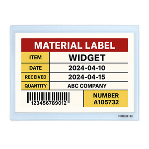 Sistema de Etiquetas Electrónicas para Estantes con Pantalla de Tinta Electrónica de 10.2 Pulgadas y 4 Colores, Inalámbrico, con WiFi, Batería de 5 a 7 Años de Duración, Bajo Consumo de Energía, Inteligente - Product Image 1