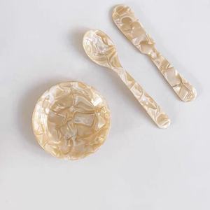 Peichi tortoise shell acetate acrylic plastic jewelry tray terrazzo marbling storage jewelry organizer