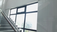 Fenêtre fixe en aluminium à double vitrage à rupture de pont thermique, étanche à l'air et à l'eau, pour usage extérieur, hôtels, salons