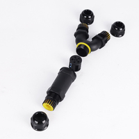 Johnn Großhandel IP68 ZYY1 Serie Außenbeleuchtung Wasserdichter Messingkontakt 32A 450V Nylon Stecker/Buchse Stromkabelverbinder OEM