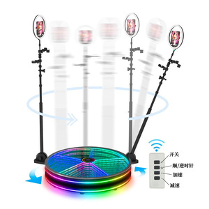 360 Photo Booth Rotating Shooting Platform 80x100x115cm Aluminum Alloy Bluetooth Remote Control For Smartphones Digital Print - Product Image 3