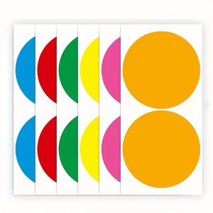 7 Colors Round Self-Adhesive <b>Memo</b> <b>Pad</b>-Removable Colorful Paper Dot Stickers for Office & School Supplies - Product Image 6