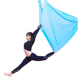 Indoor <strong>Aerial</strong> Yoga Hammock with Logo Anti Gravity Air Nylon Inversion <strong>Portable</strong> Fabric <strong>Aerial</strong> Silk Yoga Swing Hammock - Product Image 2