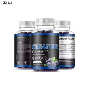 Compléments alimentaires en gommes de créatine monohydrate à marque privée pour la préparation avant l'entraînement - Product Image 1