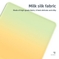 Nouveau tapis de souris de bureau en silicone épaissi à dégradé pour hommes et femmes, tapis de souris antidérapant avec protection du poignet, vente en gros