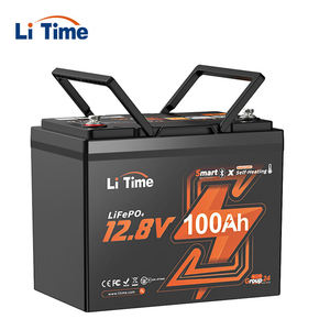 LiTime Intelligent 12V 100Ah Group 24 Smart Lifepo4 Actualización de batería Modos de calefacción Bluetooth Bms 1280Wh Capacidad Paquete de iones de litio - Product Image 1