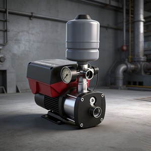ปั๊มเพิ่มแรงดัน Grundfos CmbE แบบปรับความถี่ได้ พร้อมหน้าแปลนขนาด 1 นิ้ว มอเตอร์อินเวอร์เตอร์ สตาร์ท-สต็อปอัตโนมัติ ปั๊มแบบแรงเหวี่ยงไฟฟ้า - Product Image 3