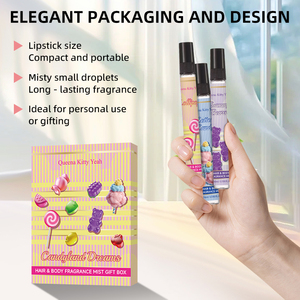 Estuche <span class=keywords><strong>de</strong></span> Regalo <span class=keywords><strong>de</strong></span> Perfumes <span class=keywords><strong>de</strong></span> Lujo para Mujer - Aroma Floral Líquido <span class=keywords><strong>de</strong></span> Larga Duración, Esenciales <span class=keywords><strong>de</strong></span> Fragancia Modernos para Uso Diario, Queena Kitty - Product Image 4