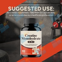 Capsules de créatine monohydrate 14-en-1 à marque privée avec L-arginine et L-citrulline pour une formule énergétique et de récupération pré-entraînement
