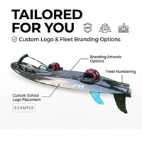 Jetboard à essence personnalisé OEM pour débutants, facile à apprendre, équipement de sports nautiques, léger, avec repose-pieds, équilibre stable