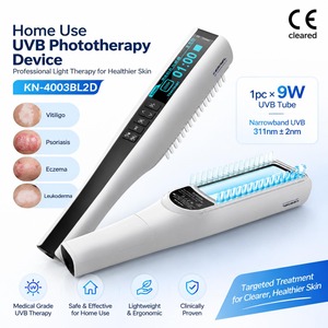 KN-4003BL2D Lampada per Fototerapia UVB 311nm Ricaricabile per Uso Domestico in Materiale ABS per il Trattamento di Dermatite Atopica e Vitiligine - Product Image 1