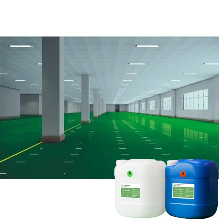 Op Waterbasis Epoxy Basislaag Voor Vloercoating Epoxy Vloer Epoxy Vloercoating Marmer