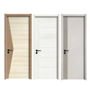 Двери комнаты горячие продажи внутренние деревянные двери низкая цена двери МДФ 2023 Новейший современный дизайн Сделано в Китае