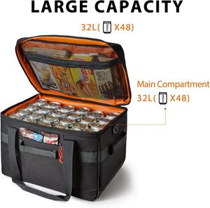 Sac isotherme portable grande capacité pour pique-niques et camping, sac à dos isotherme avec bandoulière, échantillon gratuit - Product Image 4
