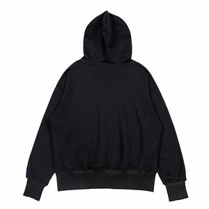 High Quality Cotton Unisex Winter Knitted Embroidered Sweatshirt Brand Logo Custom Solid Color <strong>Oodie</strong> Regular Fit Pull Hoodie - Product Image 4