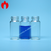 Kecil Benang Bening Botol Kaca Botol Dengan Sekrup leher