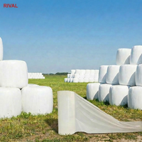 Película Estirable para Ensilaje LLDPE Personalizada de 250mm, 500mm, 750mm, 25um, 5 Capas, Resistente a los Rayos UV, para Envolver Pacas de Heno y Pasto en Agricultura