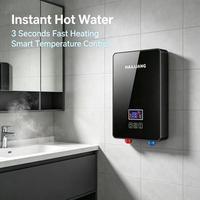 Nouveau chauffe-eau électrique sans réservoir haute puissance mural compact à chauffage instantané et température constante pour usage domestique et cuisine rapide