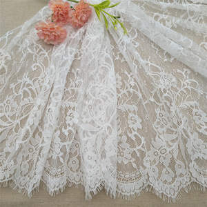 Tela de Encaje de Pestañas Tejida Francesa con Flores, Ecológica, Vintage, Elegante, de Lujo, Textil de Alta Calidad para Coser y Decorar, 3 Yardas - Product Image 6