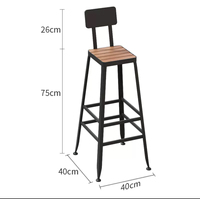 Mobilier extérieur pour balcon, terrasse, bar, table, tabouret haut, métal, bois, plastique, composite, table commerciale, ensemble de chaises