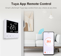 Thermostat intelligent Tuya pour FCU, design moderne, avec Wifi et Modbus, pour ventilo-convecteur de chauffage au sol dans les hôtels