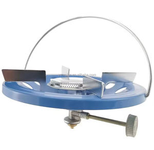 Réchaud de camping portable extérieur à gaz liquéfié, mini-brûleur en acier avec valve, petit réchaud à gaz pour cuisson - Product Image 4