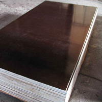 Precio de Fábrica, Madera Contrachapada de Álamo y Eucalipto con Núcleo Combinado E0, 18 mm, Recubierta con Película Marrón, para Encofrados de Construcción