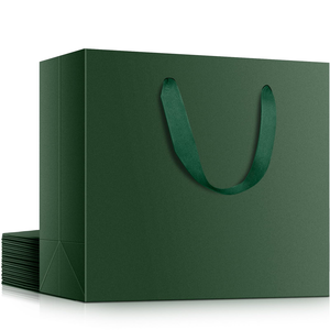 Custom Logo Printed Eco-friendly <b>Biodegradable</b> Disposable Recycled Kraft <b>Paper</b> Bags Restaurant Takeaway Coffee Lunch Sushi Salad - Product Image 1