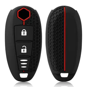 Funda protectora de silicona para llave inteligente de coche, llavero para Suzuki Baleno Ertiga Ciaz Ignis Kizashi Swift SX4 S-cross Vitars - Product Image 2