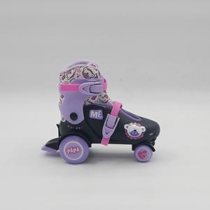 Patins à <span class=keywords><strong>glace</strong></span> violets réglables avec roues lumineuses <span class=keywords><strong>pour</strong></span> débutants, taille réglable, patins <span class=keywords><strong>pour</strong></span> enfants, tout-petits, garçons, filles - Product Image 6