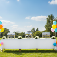TAIDING Réchaud de buffet en acier inoxydable argenté avec isolation alimentaire et chauffage au combustible pour mariages