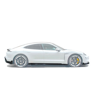 Lèvre avant jupes latérales diffuseur becquet pour <span class=keywords><strong>porsche</strong></span> <span class=keywords><strong>Taycan</strong></span> <span class=keywords><strong>4S</strong></span> <span class=keywords><strong>Cross</strong></span> Turismo voiture tuning bodykit matériau en fibre de carbone sec - Product Image 6