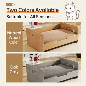 <span class=keywords><strong>Vente</strong></span> directe usine – Nouveau lit canapé surélevé pour animaux <span class=keywords><strong>de</strong></span> compagnie, universel quatre saisons, style simple, amovible, lavable, anti-humidité et respirant - Product Image 3