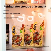 Pochette à bec verseur multi-usages de qualité alimentaire, sac en nylon PA sous vide pour soupes, bouillons de bœuf, sauces et boissons, pour la vente à emporter et l'usage domestique