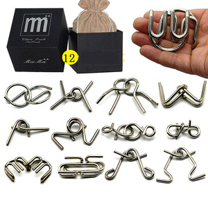 Rompecabezas Metálico de Inteligencia, Clásico Chino, Desbloqueable, 3D, Prueba de QI, Anillo Separable, Juguete Educativo - Product Image 2