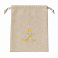 Pochettes en velours personnalisées de petite taille pour l'emballage de cadeaux, l'emballage de bijoux, l'emballage de cadeaux de fête, couleurs personnalisées disponibles