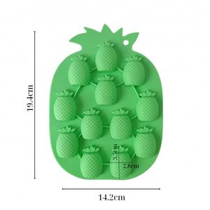 Moldes de silicona reutilizables para cubitos de hielo con forma de piña, ahorradores de espacio en el congelador, sin BPA, para fiestas y diversión de verano - Product Image 2