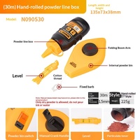 Seau à encre/poudre en ABS Wynn's, outils de marquage de ligne pour le travail du bois, chantier de construction, électricien, dispositif de ligne élastique