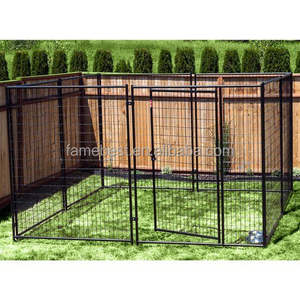 Katı desen açık Pet köpek kulübesi ev büyük ağır demir köpek kulübesi kafes düğme kapatma ile ısıtmalı köpek kasalar - Product Image 6