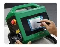 Machine de marquage laser à fibre portable et compacte pour gravure de logos, plaques signalétiques, plastique, métal, pneus, 20W, 30W, 50W