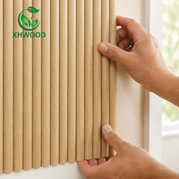 Fabricant de panneaux muraux flexibles en tambour, panneaux décoratifs en MDF sur mesure pour les projets de construction