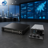 Switch Ethernet Administrado de Datos de 24 Puertos 10/100/1000 Gigabit 5700-28X-LI-DC con 4x 10G SFP+ Uplinks Fijos y Unidad de Alimentación DC 48-60V