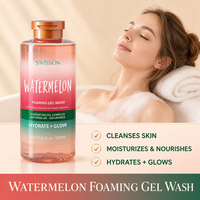 Gel Douche Moussant Pastèque pour Femme et Homme – Soin Quotidien Hydratant et Nourrissant – Nettoyant Spa 530ml – Prêt à Expédier